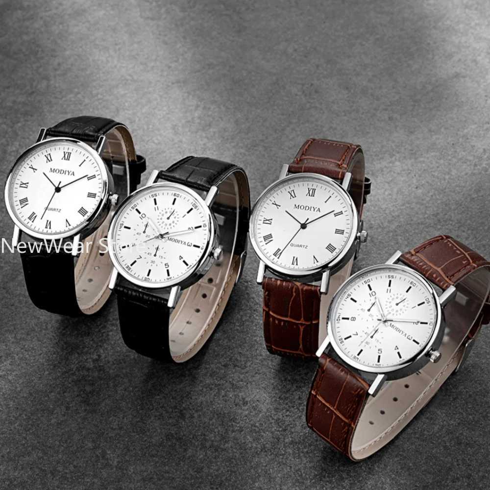 Fashion Exquisite Leather Retro Strap Quartz Men And Women Luxury Watches Relogio Masculino Reloj Hombre NewX250107