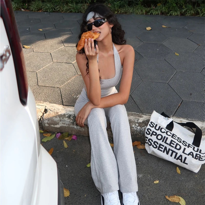 Low Waist Fashion Hip Hop Casual Tight Stretch Flare Pants Sweatpants Women 250106