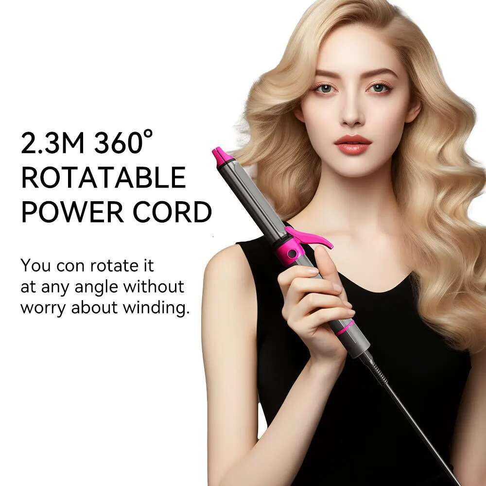Lescolton 2in1 Ceramic Curg Straightener Hair Curler Roller Straightening Irons Styg TooIs Wands Dual Voltage
