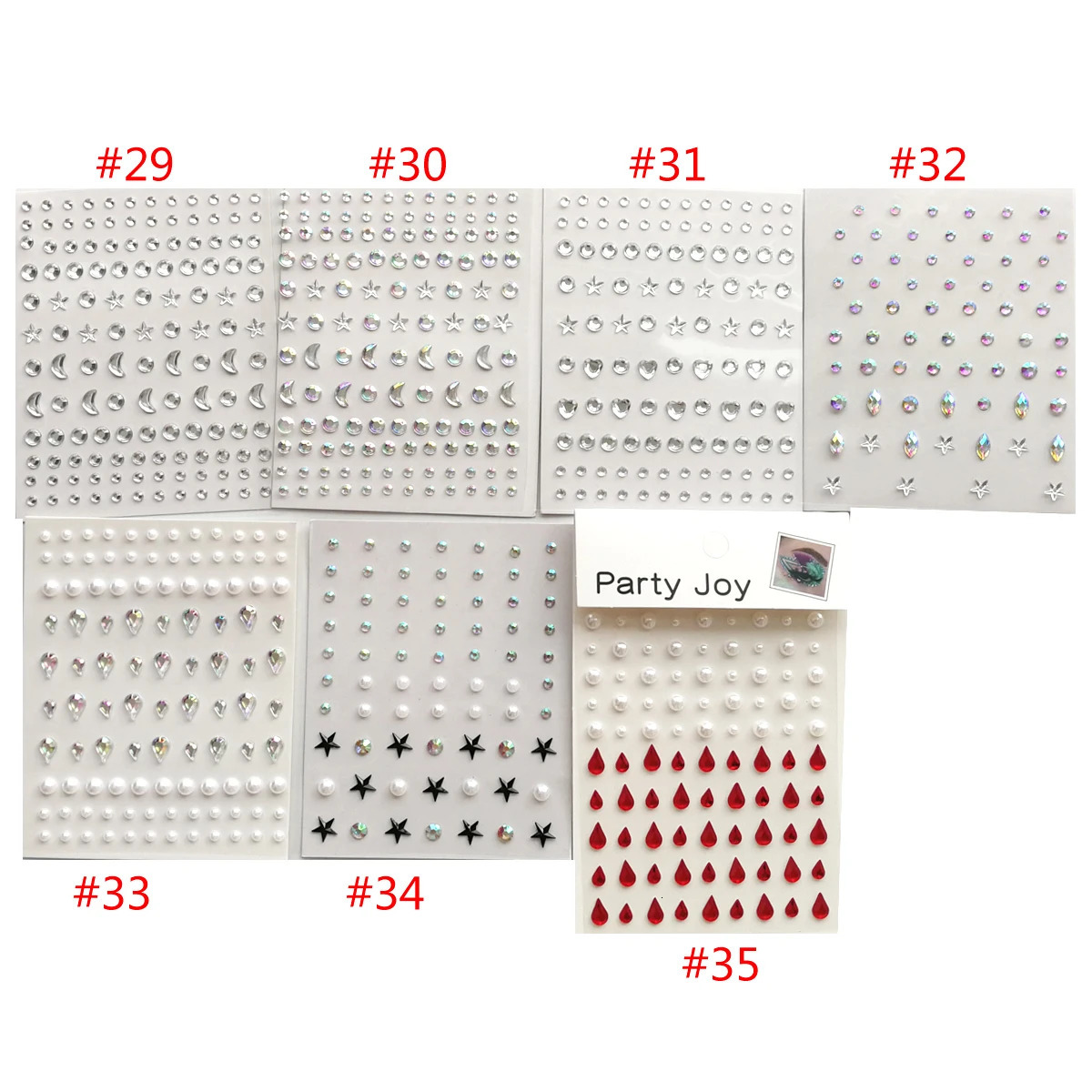 Makeup Diamond Eyes Face Festival DIY Body Crystal Gems Tattoo Adhesive Nail Art Decoration Acrylic Eyeshadow Sticker 241230