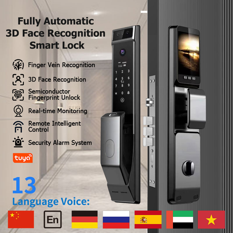 Premium Smart Door Locks with Finger Vein Recognition for Enhanced Home Security