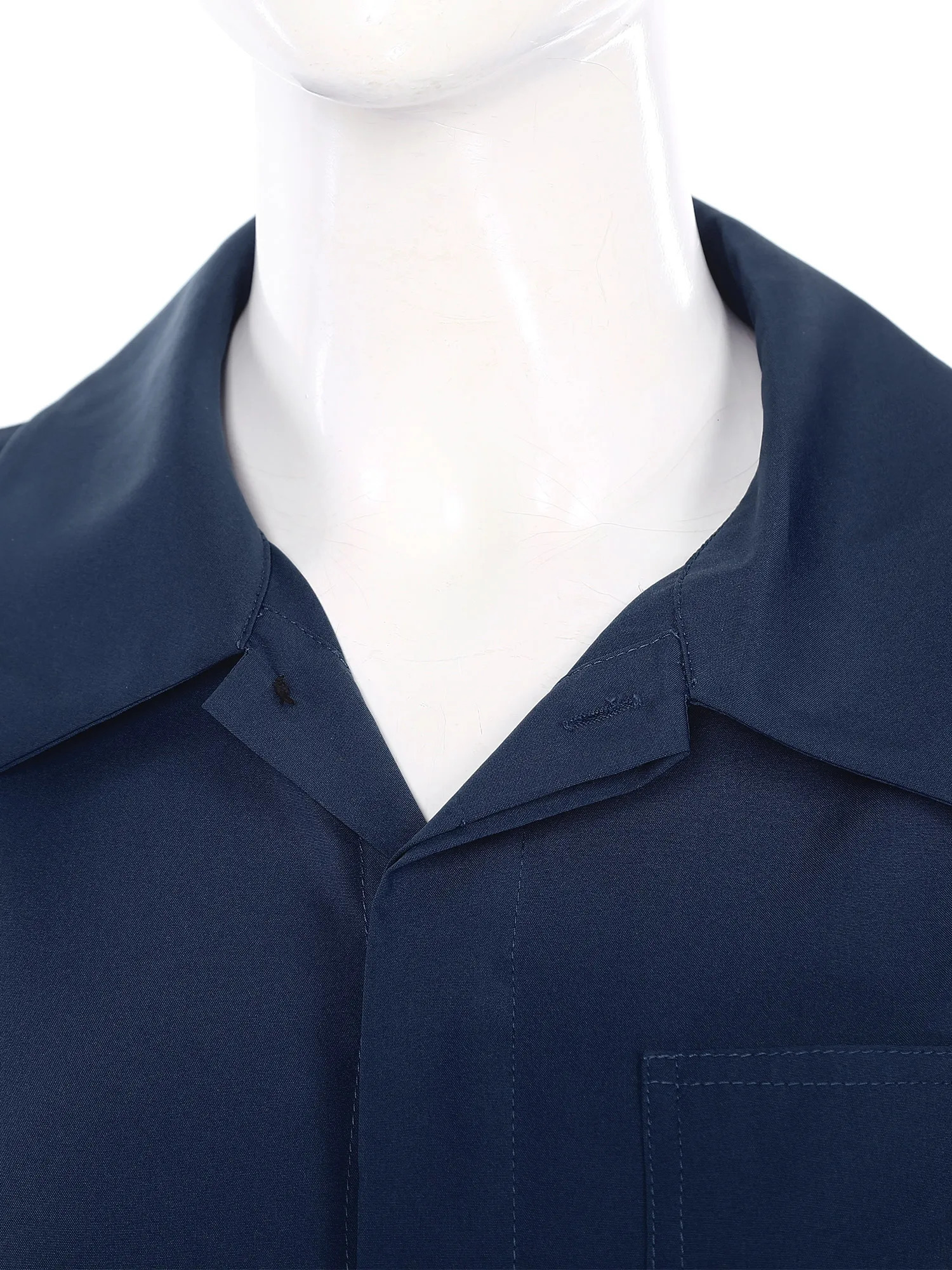 Womens Casual Button Flap Jumpsuit Coverall Long Sleeve Solid Color TurnDown Collar Romper Fashion Work Travel Holiday Homewear 250103