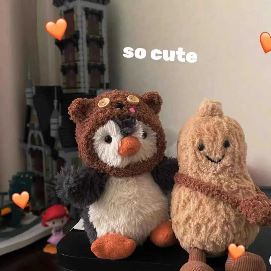 Jelly Cat Peanut Penguin Doll Peanut Shell Penguin Hugs Soft and Fun Baking Soda Plush Toy Sleeping Toy Birthday Gift W250107