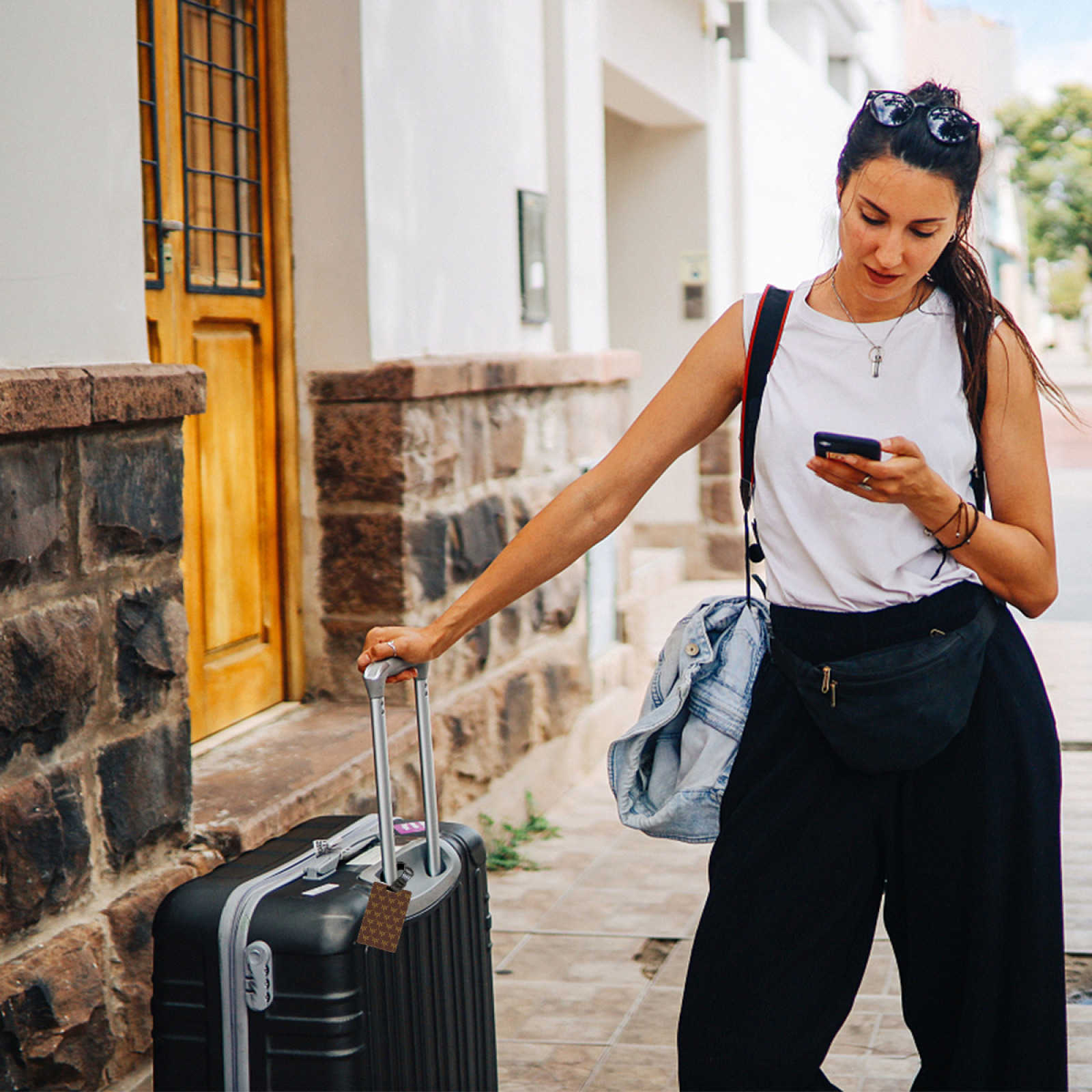 1PC Luggage Tag Travel Accessorie For Women Men Airplane Suitcase Address Label Baggage Boarding Bag Name ID Address Holder Tags