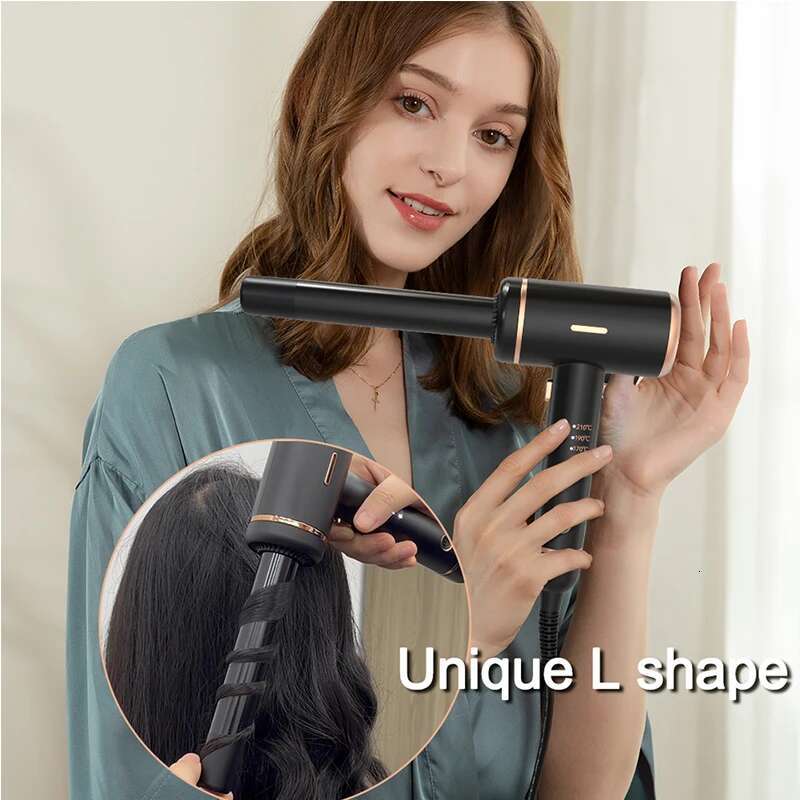 Curg Wand Ceramic Irons Long Short Adjustable Temperature Cold Wind Curler High Quality Magic Salon Hair Tools