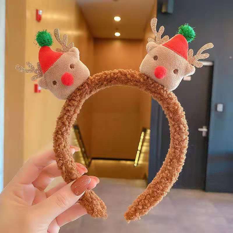 High head wide edge facial cleanser pressure hairpin sweet and fresh headband cute cartoon decoration hair accessory