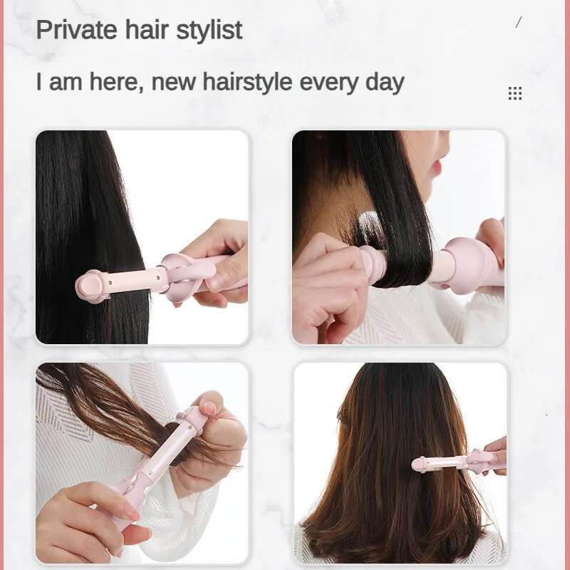 Curg Iron Wand Straight Dual Purpose Wireless Rechargeable 3-speed Temperature Bangs Curl Straightening Board Clipboard