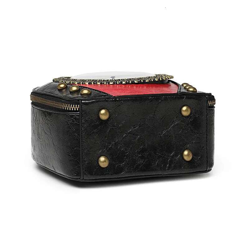 Alirattan New Trendy PU Leather Vintage Handbags For Women,2025 Fashion Ladies Casual Shoulder Crossbody Clock Bag A392