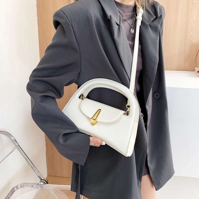 Small PU Leather Crossbody Bag 2023 Summer Trendy Women's Designer Handbag Cute Tote Shoulder Bags Short Handle
