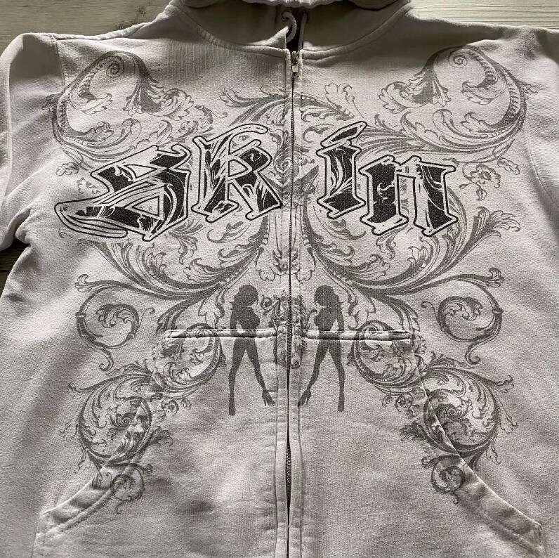 Fashion Letter Anime Printed Loose Hoodie, Personalized Street Coat, Hoodie