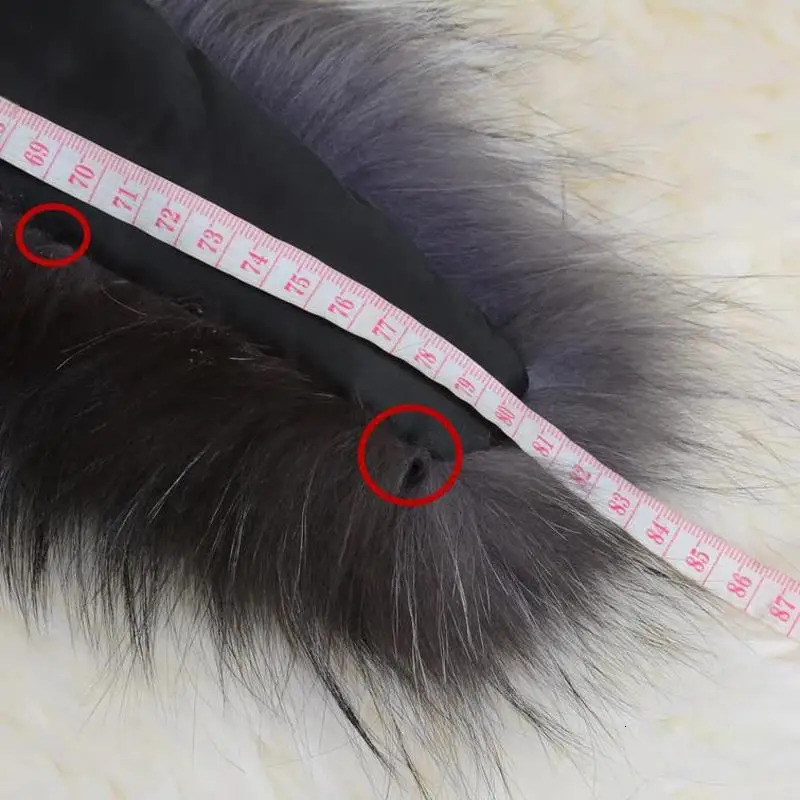 100% Genuine Natural fashion Fur Collar Silver Fox Fur Warm Fashion Scarf Lady Genuine Female Neck Cap Fox Fur Collar 250106