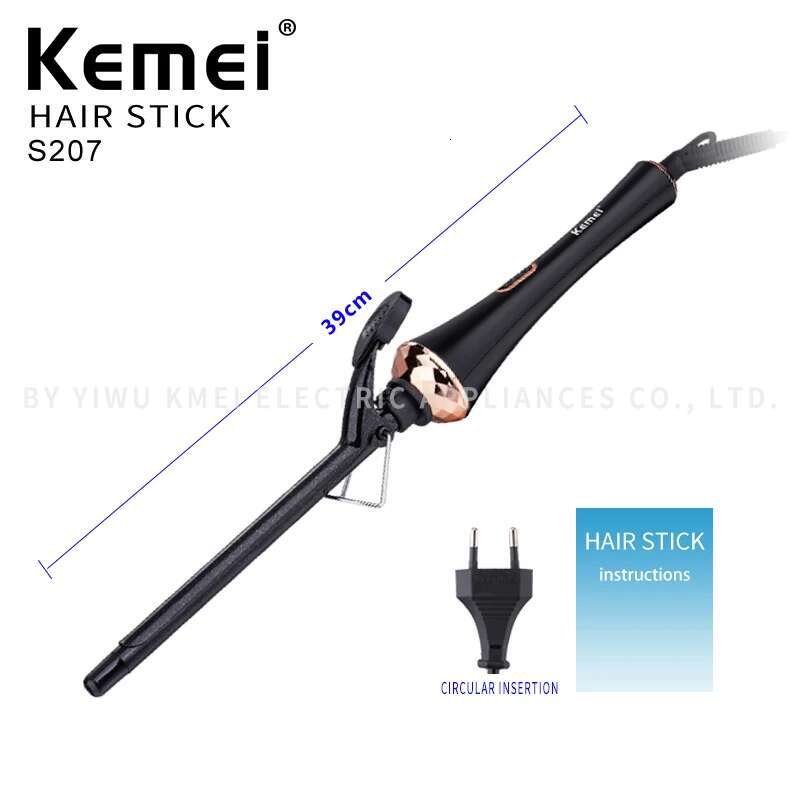 Professional Curler Curg Iron with Extra Long Tourmae Double Ceramic Barrel Hair Waving Style Tool Fast Heat