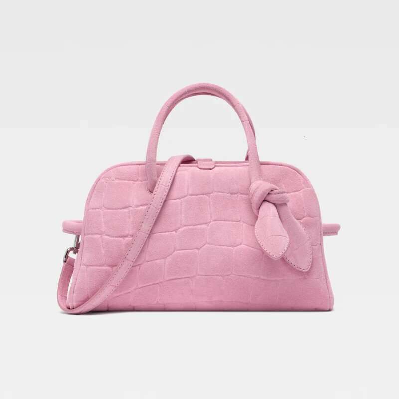 Small Soft Bowg Women High Quality Crocodile Emed Suede Designer Handbag New In Fashion Trend Crossbody Bag