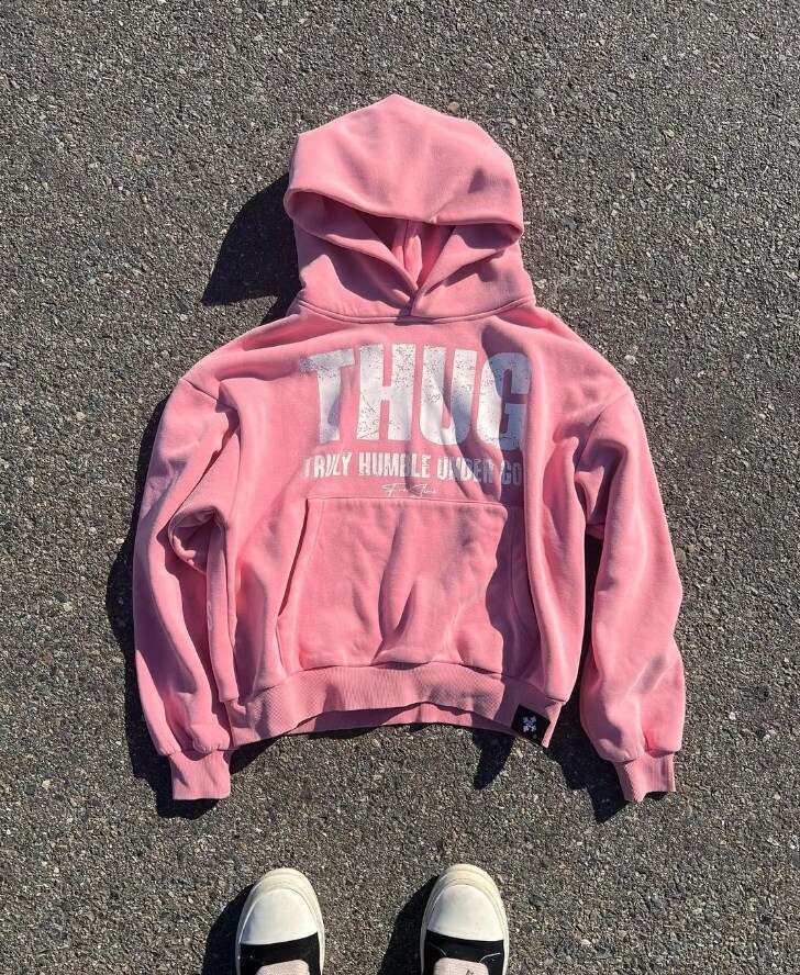 letter printed couple casual long sleeved unisex hooded sweatshirt