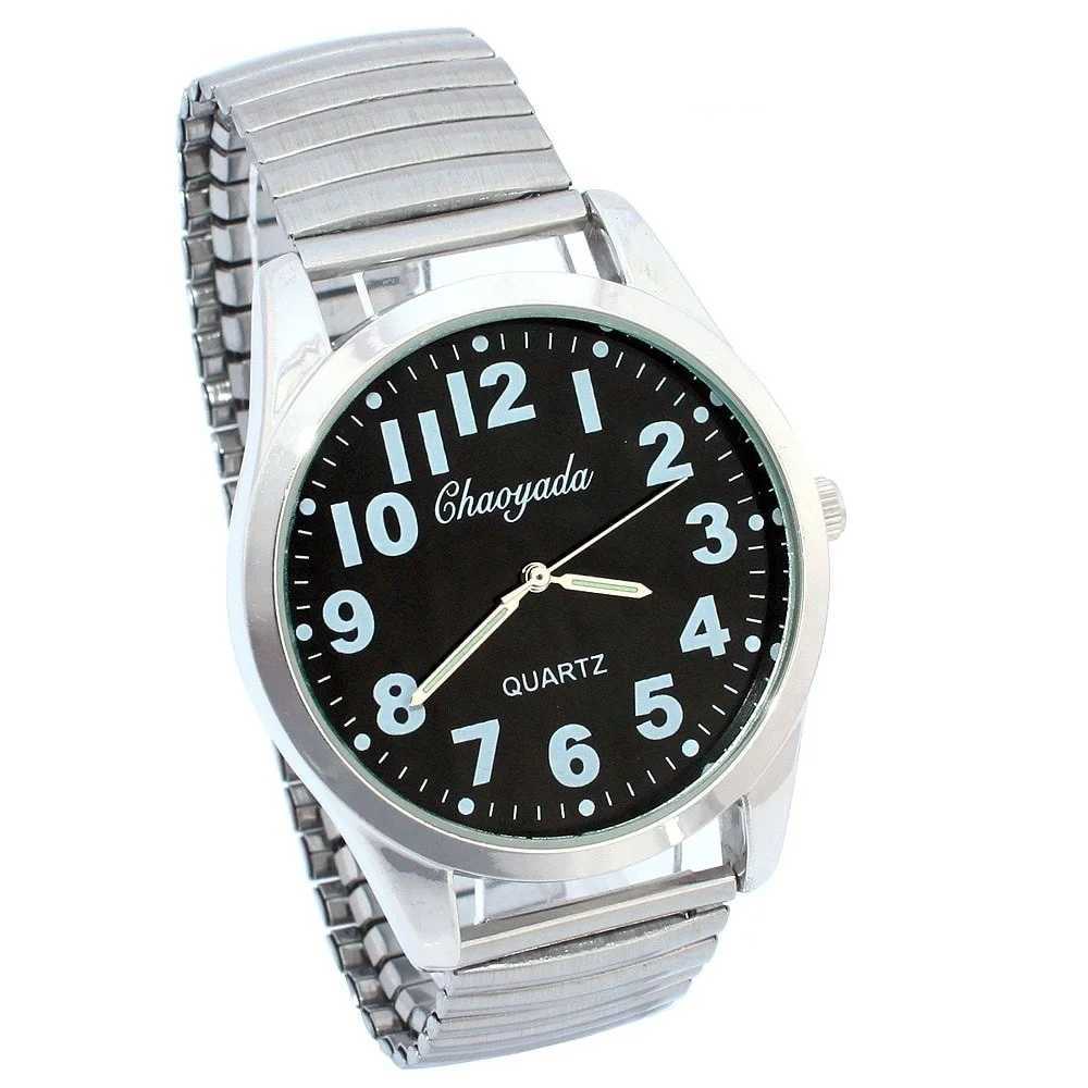 Men Watches Flexible Elastic Strap Men Stainless Steel Luxury Fashion Analog Wristwatch Father RelojesX250107