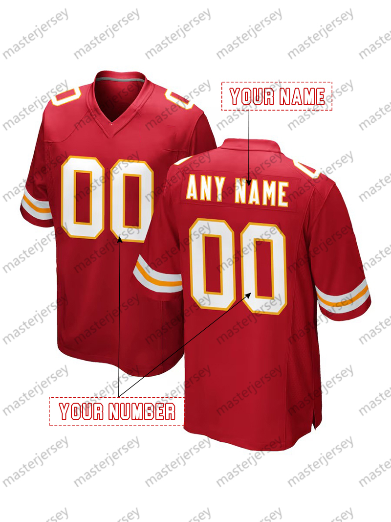 15 Mahomes Custom Football Jersey Wentz Edwards-Helaire Hunt Pacheco Perine Steele Jerseys Any Name Number