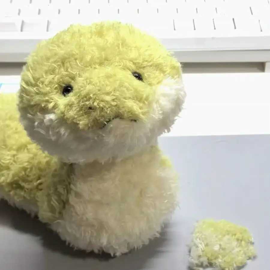 Jelly Cat Dragon Snake Jelly Cat Plush Pattern Soft Toy Doll Stuffed Animal Soft Plush Toy Birthday Gift W250107