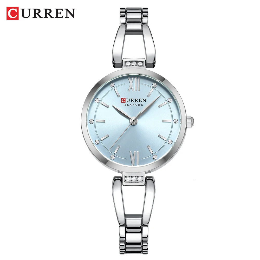 CURREN 9092 Women Quartz Watch Fashion Elegant Stainless Steel Strap Bracelet Wristwatch for Ladies Girl Female Clock 241228