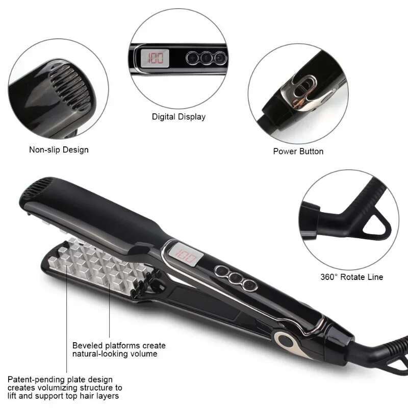 New Corn Curly Styg Wave Curg Iron Crimping Irons Crimper Tools Volumizing Hair Curler Corrugation