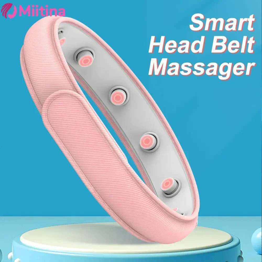 Rhythm Head Massager Intelligent Hot Compress Bluetooth Music Touch Massage Device Portable Office Worker Migraine Relax