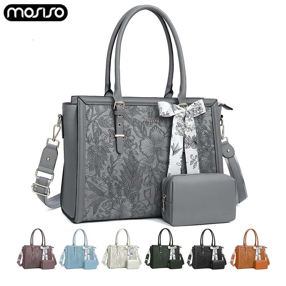 Women's PU Leather Bag Handbags For Women Large Capacity Shopping Messenger Tote Business NoteBook