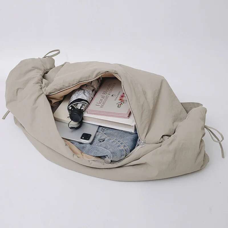 Ddmymarket Design Nylon Large Soft Shoulder Crossbody Bag for Women 2024 Winter Trend Fashion Y2K New Underarm Bags Handbags