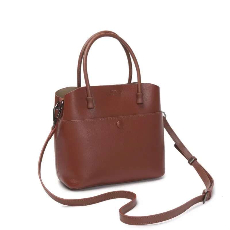 2025 New Genuine Women's Handbag, Single Shoulder Crossbody for Ladies, Large Capacity Soft Leather Tote Bag