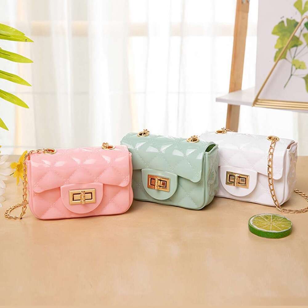 2025 Women PVC Leather Shoulder Bag cross body bag Candy Solid Color Chain Bag Women's Classic Wallet Satchel Bag Portable Casual Small Square Ba