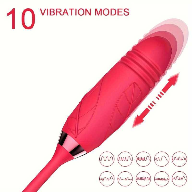 Rose Clitoris Suction Vibrator Egg for Women Stimul Nipple Vagina Sucker With Dildo Masturbators Rousing Sex Toys for Adults 18XJ250107