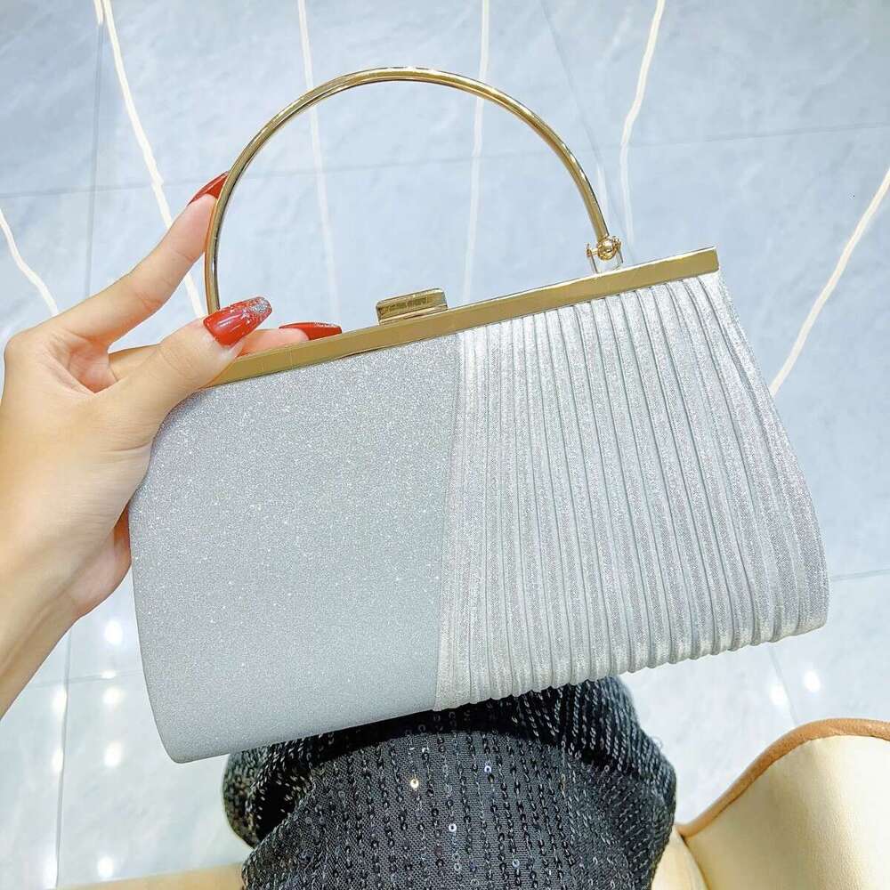 New Sparkg Handbag With Diagonal Straddle Evening Dress KTV Party Banquet Bag Celebrity Large Capacity Women's Bags