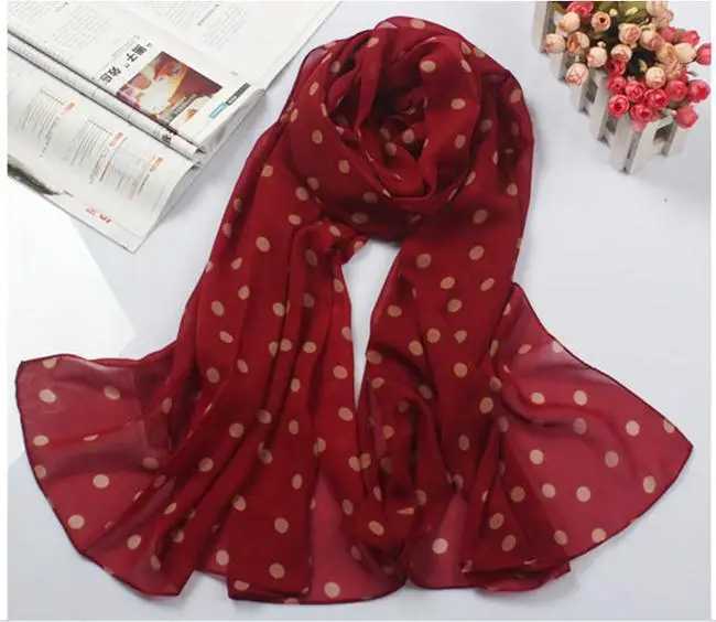 150 * 45cm New Womens Chiffon Silk Scarf Fashion Spring Square Polyester Scarf Printed Flower shawl Summer shawl and headscarf W250107