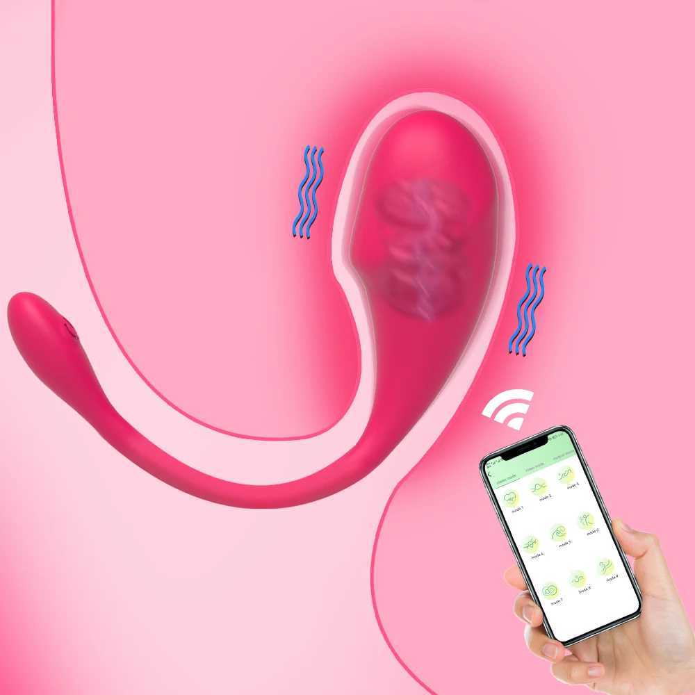 Wireless Vibrator Egg female Sex toy for Women Bluetooths Remote Control Wear Vibrating Panties Toys for Couple adults 18XJ250107