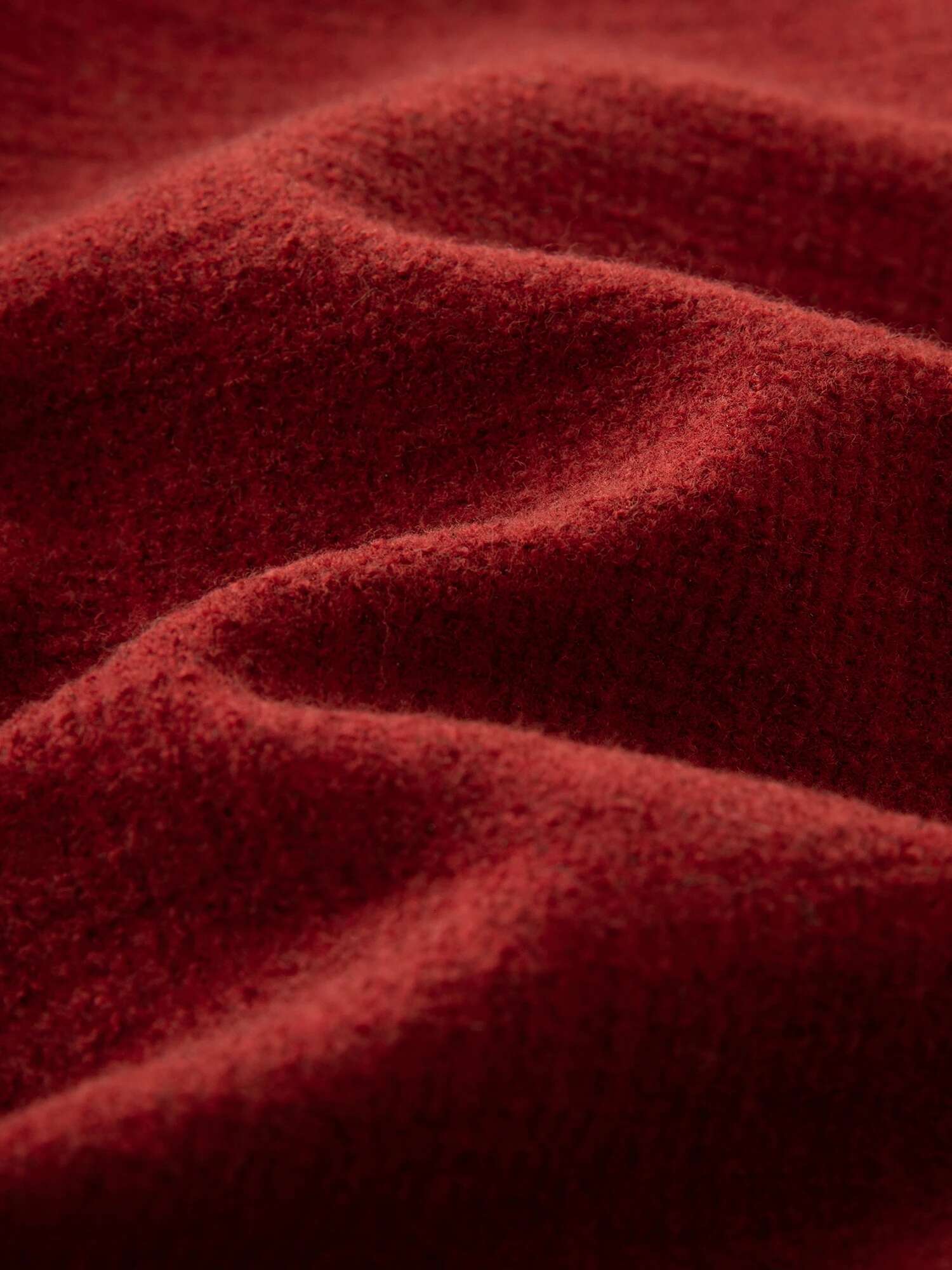 DUSHU Women Red Jackets Round Neck Single Breasted New Navy Blue Female Winter Thicken Tweed Coats 24Ds84286