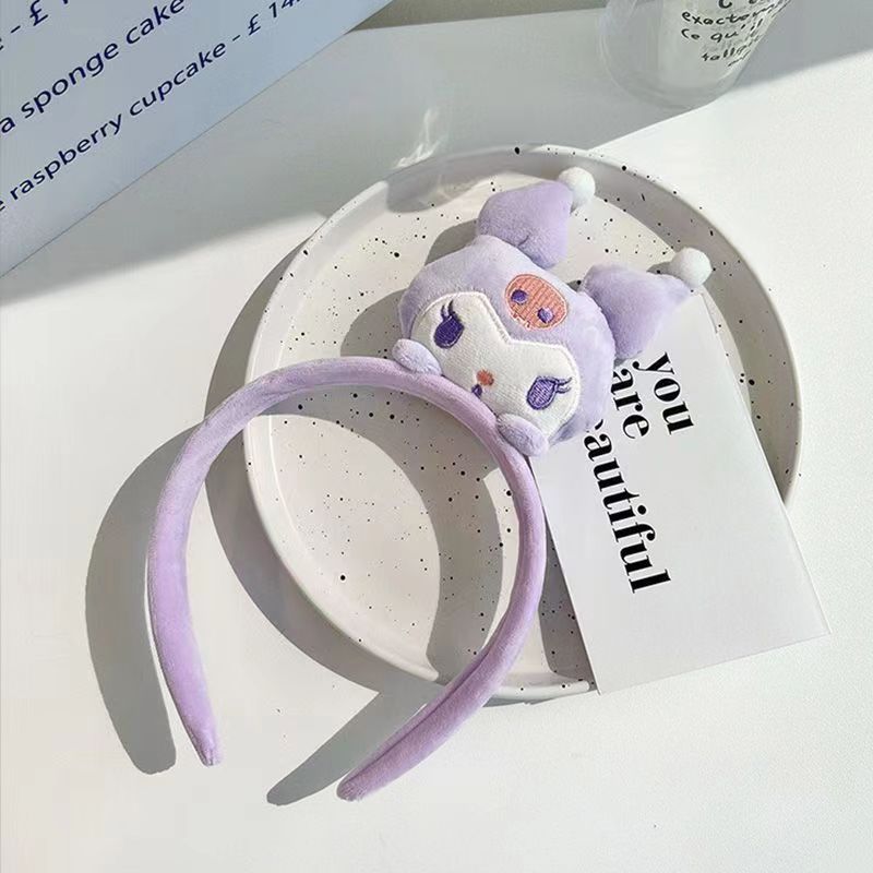 High head wide edge facial wash pressure hairpin children's sweet and fresh headband cute cartoon decoration hair accessory