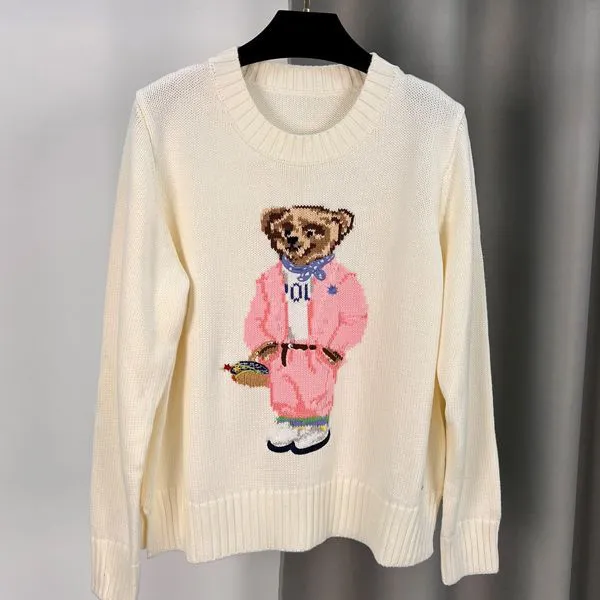 Designer Women Knits Bear Sweater Polos Luxury Pullover Embroidery Fashion Knitted Sweaters Long Sleeve -15 Casual Printed Wool Cotton Soft Unisex DYG2501076