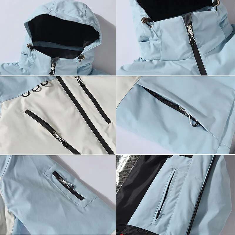 2025 Jackets For Men And Women Outdoor Windproof Waterproof Snowboarding Jacket Unisex Breathable Warm Multi-Pocketed Skiing Coat