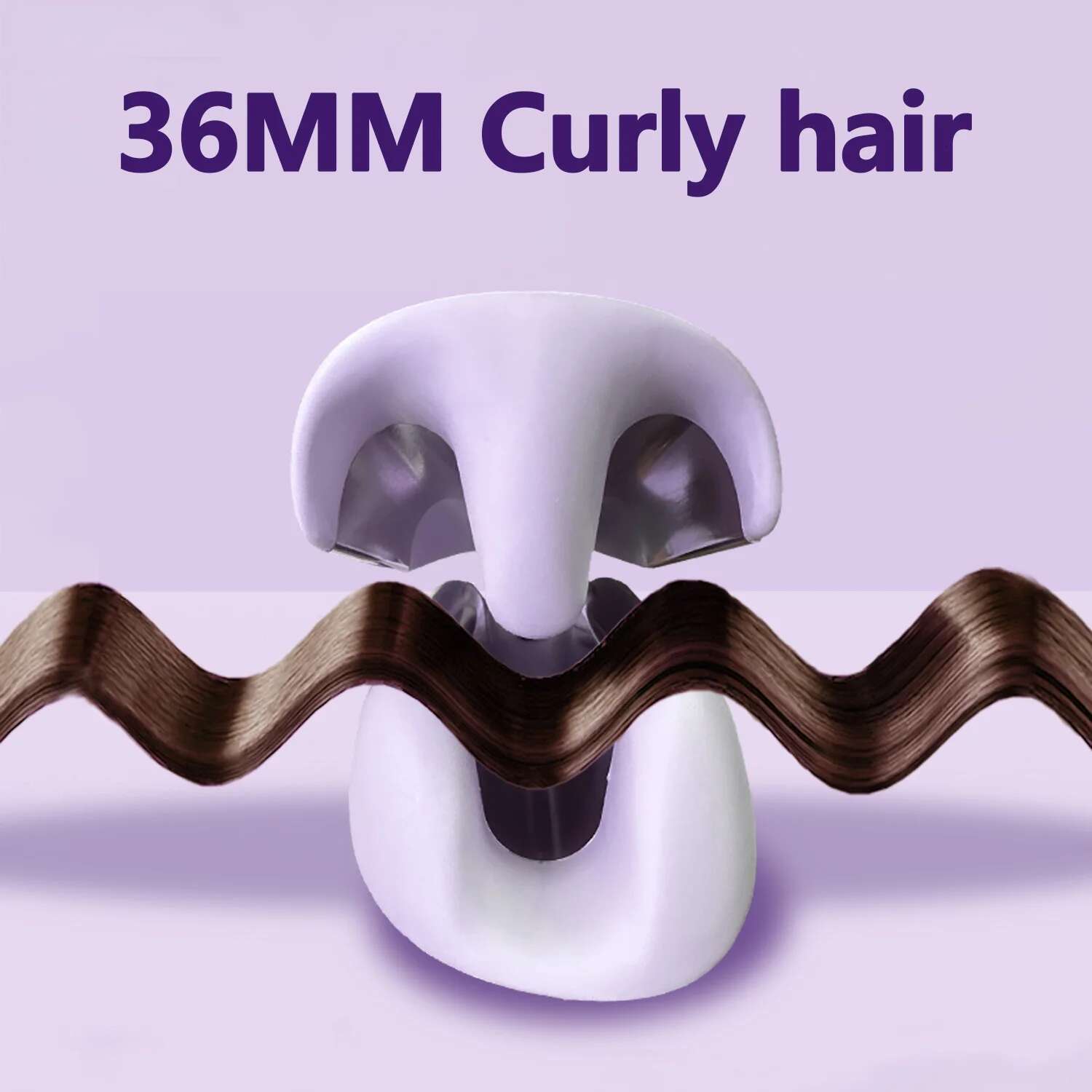 Crimper 1.4 Inch Deep Waver Hair Tool 3 Barrel Ionic Waves Curg Iron for Women Wavy Curler