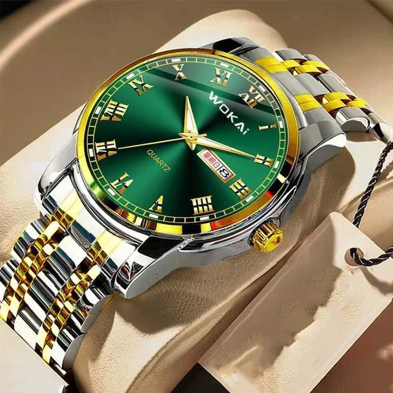 High-looking Casual Sports Watch Multi-functional Fully Automatic Quartz Watch Dual Calendar Luminous Waterproof Mens WatchesX250107