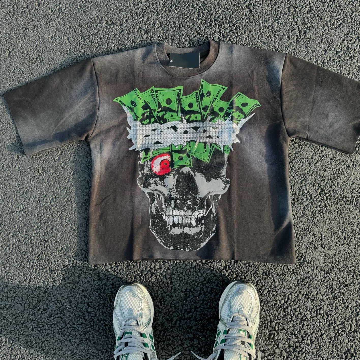 Men's Designer T-shirt Classic Retro Hip-hop Pattern Round Neck Cotton T-shirt Summer Fashion Breathable Men's Short Sleeve