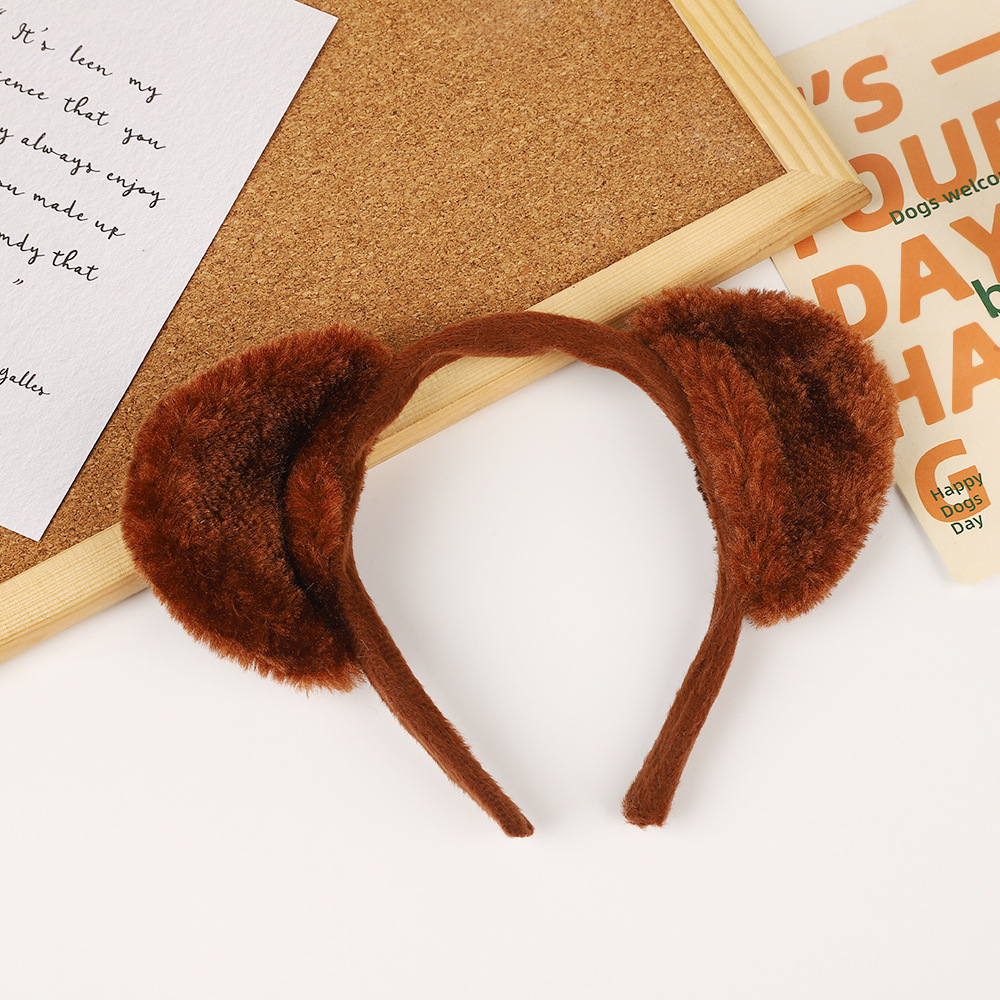 Customized Playground Plush Hair Hoops for Women Cartoon Rabbit Ears Headbands for Girls Cute Children Bundle Hair Clips Wholesale in Stock
