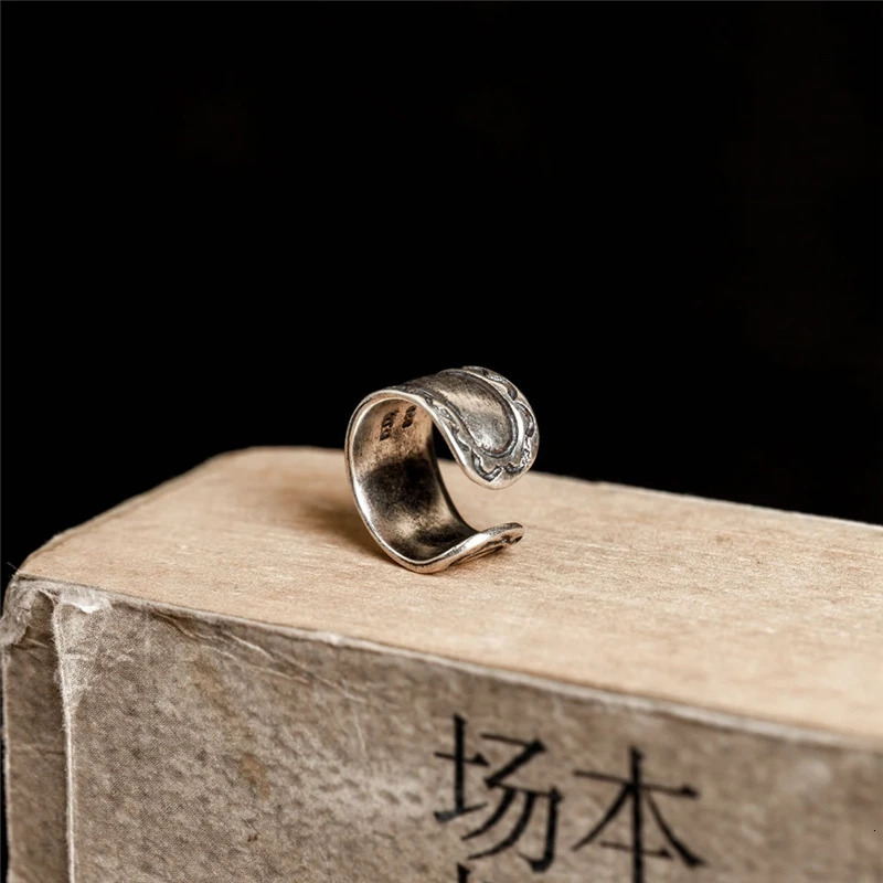 MKENDN 925 Sterling Silver Indian Sun Ear Cuffs Vintage Ear Bone Clip Earrings For Women Men No Piercing Cartilage Earrings 250103