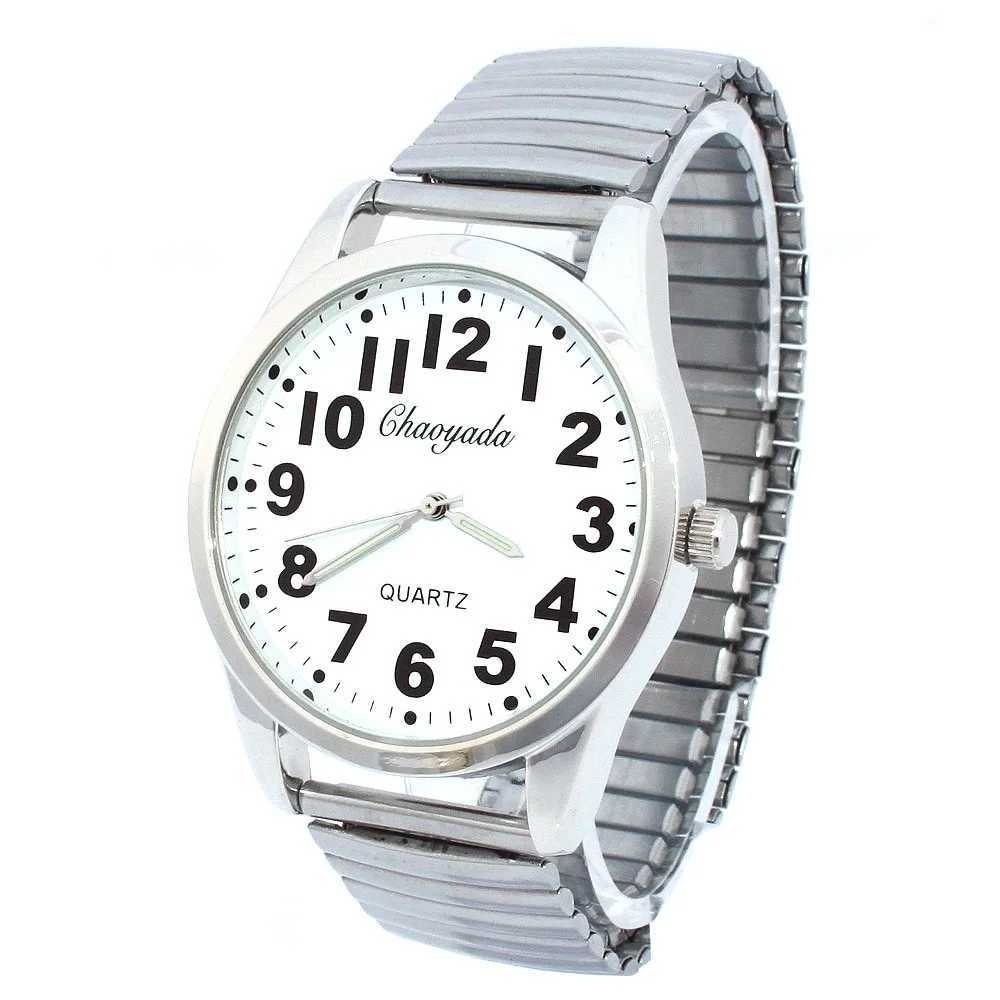 Men Watches Flexible Elastic Strap Men Stainless Steel Luxury Fashion Analog Wristwatch Father RelojesX250107