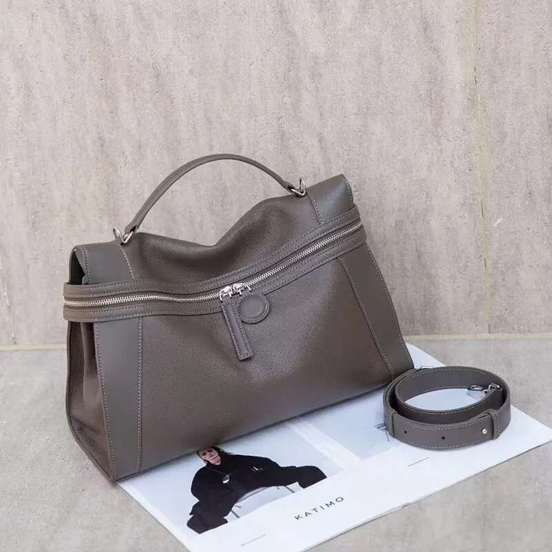 Large Capacity Bag Retro Design High Quality Leather Tote Classic Fashion Handbag Shoulder Crossbody Women Casual