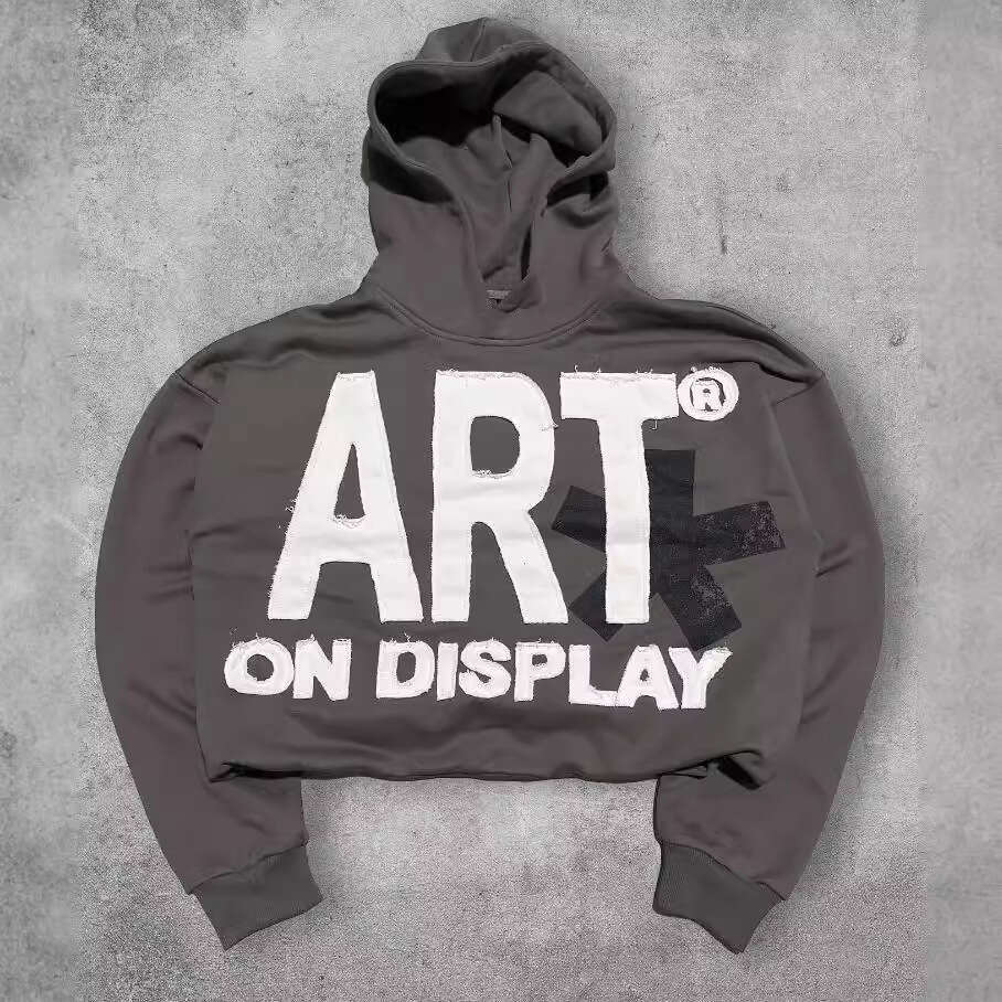 fashion american loose womens high street casual hoodie trendy sports top