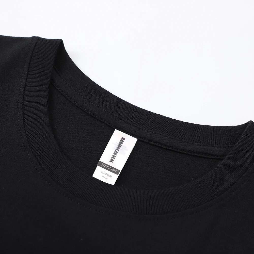Work makes me happy milk fierce cats fun breathable summer short sleeved cotton T shirts men s and women half