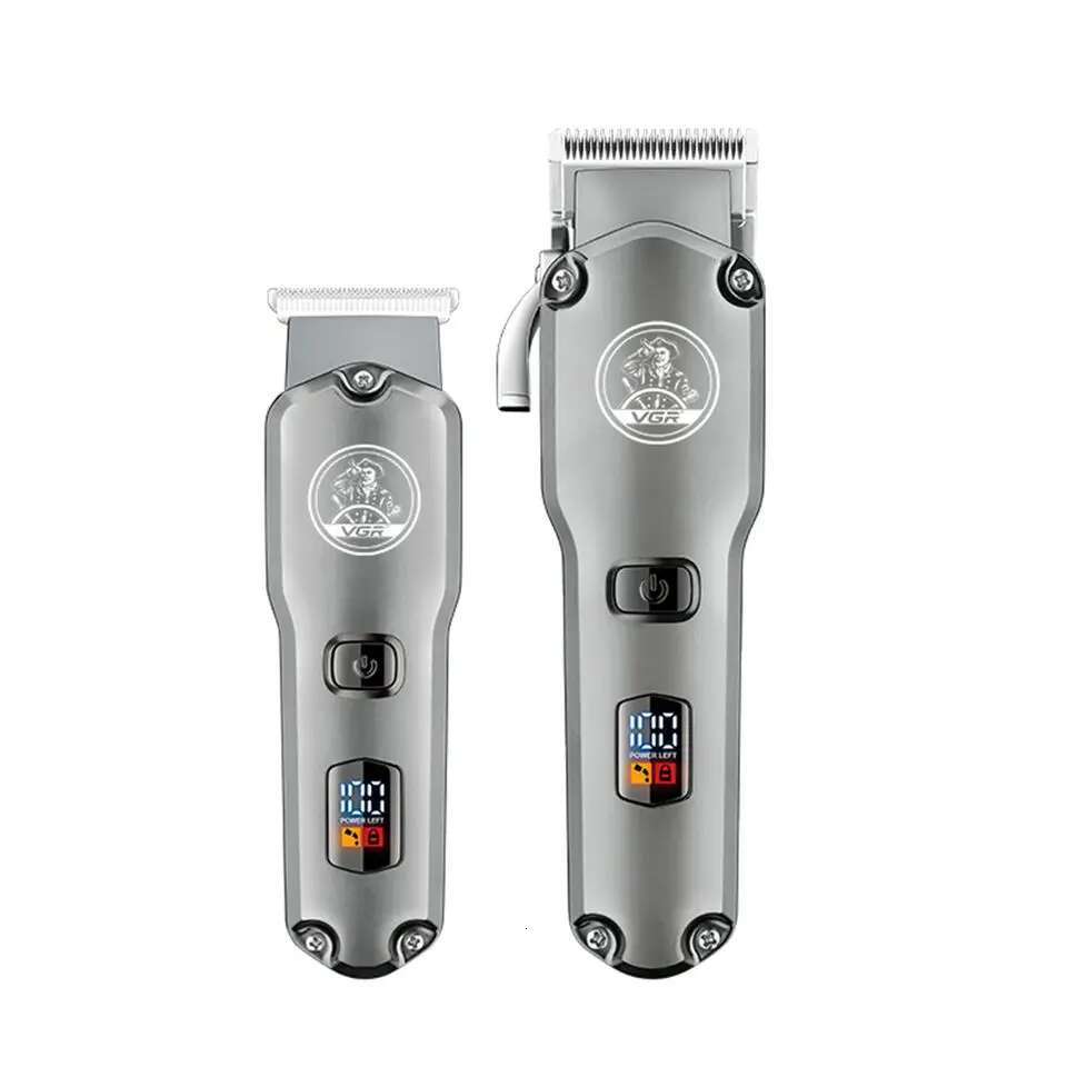 Original VGR Waterproof Combo Set Professional Trimmer Rechargeable Cipper For Men Electric Hair Cutting hine
