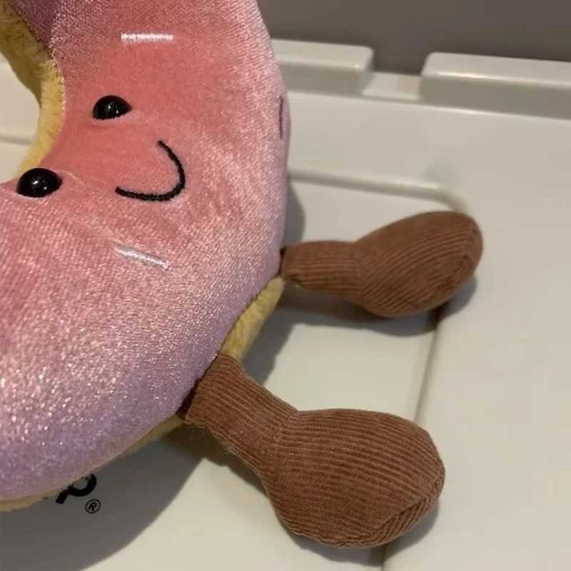 New Sales Original Jelly Cat Fun Donut Plush Doll Creative Toy Super Cute Childrens Toy Doll Accommodation and Bodyguard Girlfriend W250107