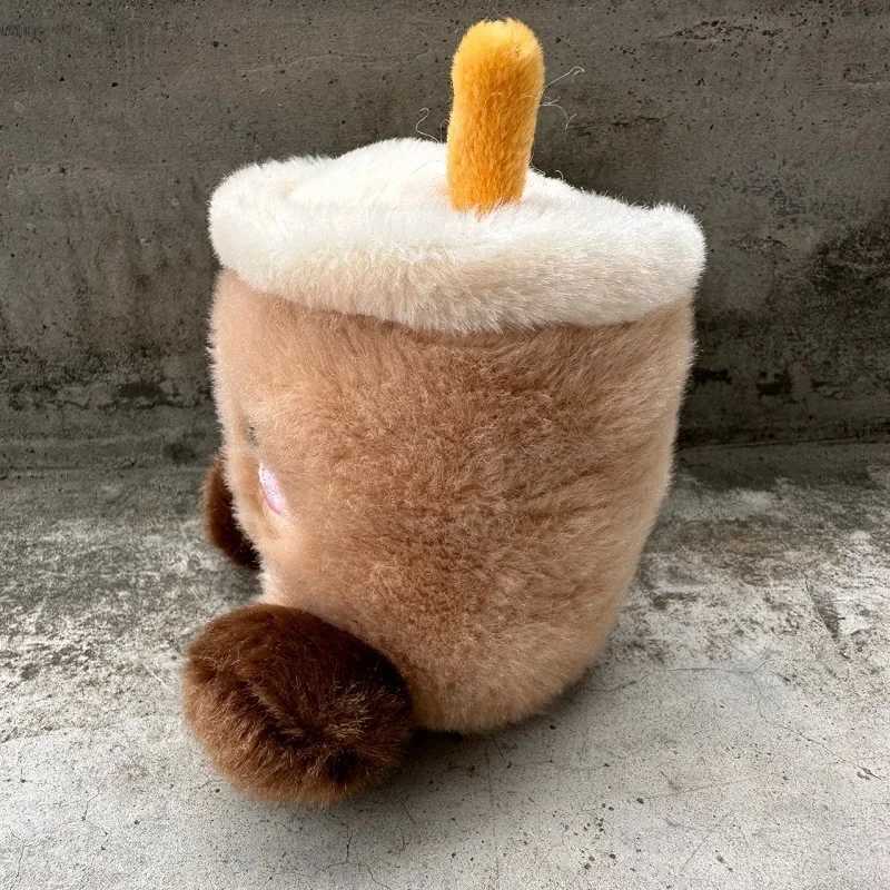 13cm Jelly Cat Coffee Milk Tea Bag Pendant Plush Toy Keychain Doll Decorative Cup Cross Body Bag Plush Womens Bag W250107