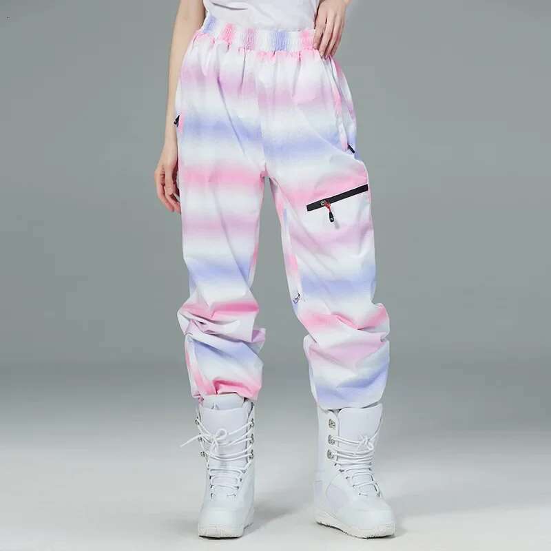2025 New Men's And Women's Winter Outdoor Windproof Waterproond Warm Skiing Snowboarding Ski Pants