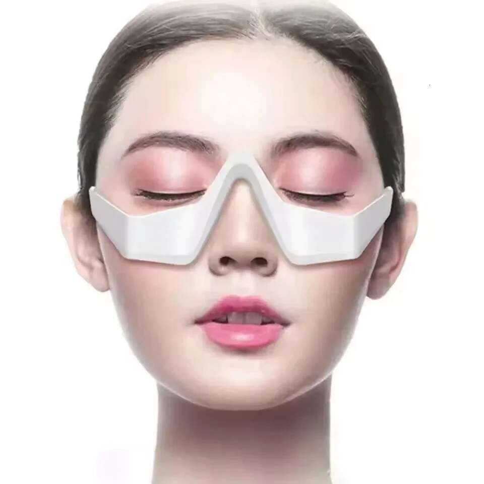 Under-eye Red Light Therapy Massager, Microcurrent Facial Beauty Device Massager Reduce Dark Circles Relax Eye Fatigue